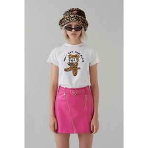 💖💖💖 Lazy oaf Gem label. Hot pink 80s vintage style skirt.